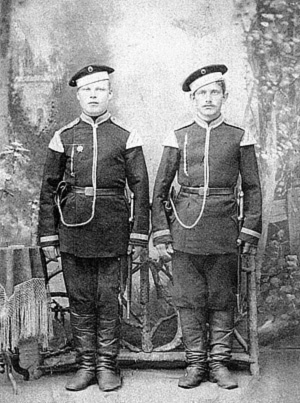 Adolph and Albert Leistiko in Russian Army