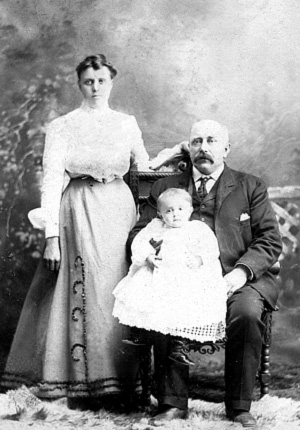 Adolph and Tina with son Alfred