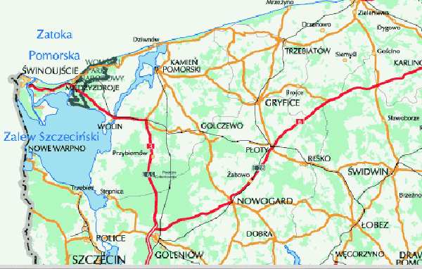 Area of Poland around Labenz - Circa 2002