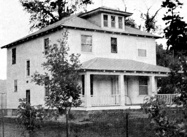 New house built on the Sherman County farm by R. D. Adams and family.