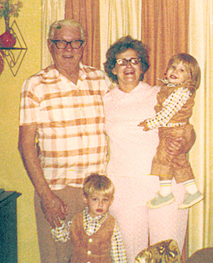 Bob and Lorraine Silsbee and sons