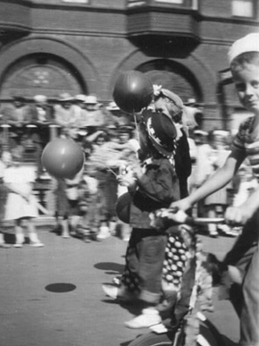Dave in the Smelterman's Day Parade - 1952