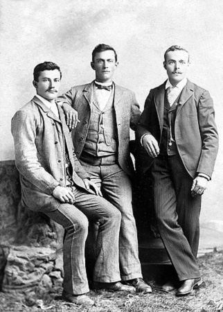 Jacob Daum, Otto Leistiko, and Adam Rapsch