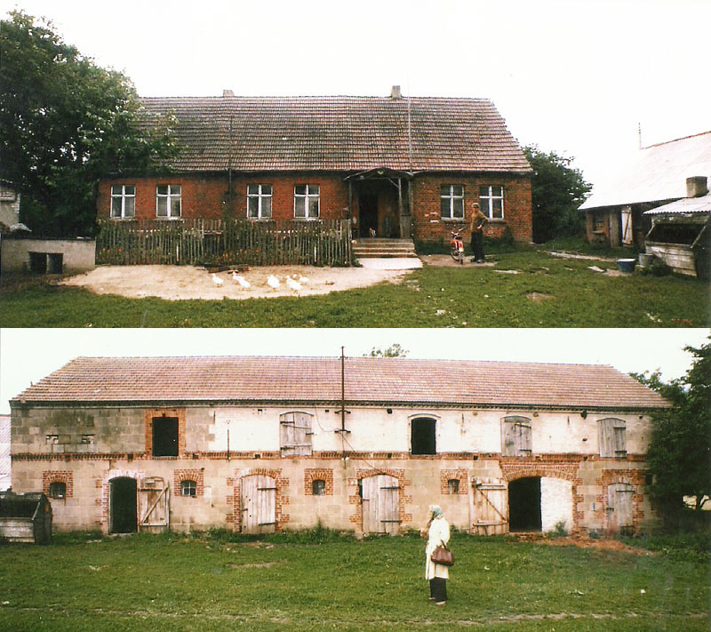 Home and barn of Otto Leistikow in Labenz
