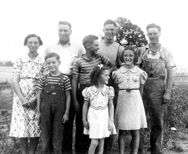 Russell and Ruth Adams Family