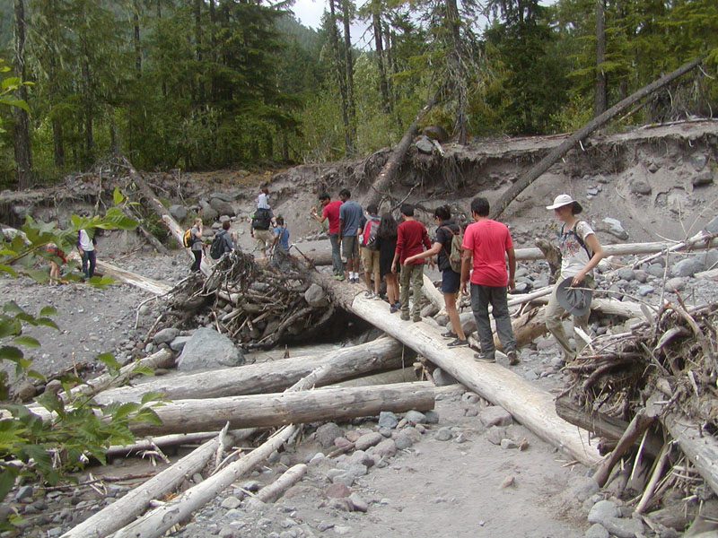 Crossing the Sandy River