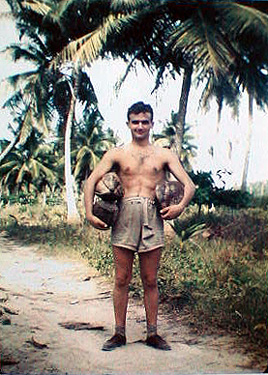 Rough duty at 
Borinquen Field, Puerto Rico