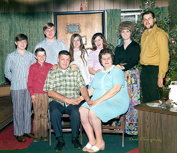 McDermott family - Christmas 1971.